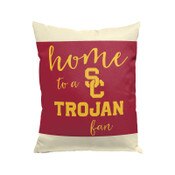 USC Trojans Home to a Trojan Fan Pillow
